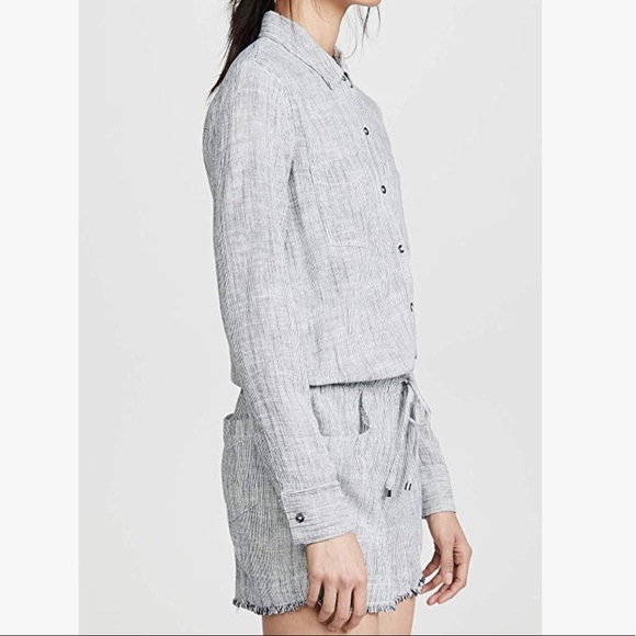 NWT SPLENDID Railroad Stripe Romper - Picture 12 of 12